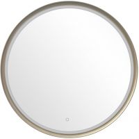 Zuma Line lustro 80x80 cm okrągłe z oświetleniem złoty 003064-035230