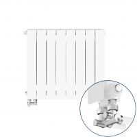 KFA Armatura ADR500 grzejnik pokojowy 57x70,4 cm podłączenie dolne biały 763-083-44