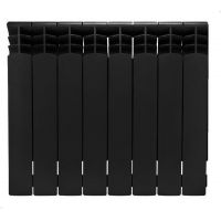 KFA Armatura G500F/8 grzejnik pokojowy 57,2x64,4 cm podłączenie boczne czarny 789-080-81