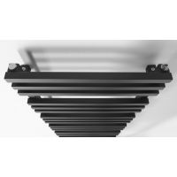 Sapho Fantina grzejnik łazienkowy 50x164 cm czarny mat IR515