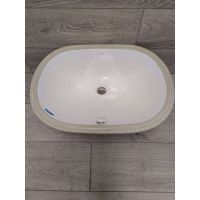 Outlet - Ksuro 109 umywalka 49,5x35 cm owalna podblatowa biała 20814000