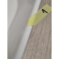 Outlet - Oltens Lom Thin umywalka 45x30 cm owalna nablatowa biała 40327000