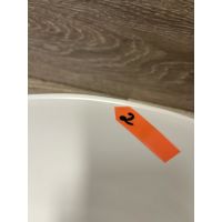 Outlet - Oltens Hamnes Thin umywalka 49,5x35,5 cm nablatowa owalna z powłoką SmartClean biała 40819000