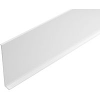 Cezar LP80 listwa przypodłogowa 250 cm cokołowa biała 811210