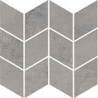 Paradyż Space mozaika Cięta Grafit Romb Braid Poler 20,5x23,8 cm