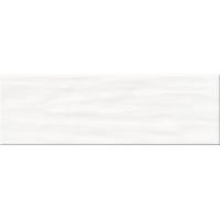 Opoczno Bachata white glossy płytka ścienna 10x30 cm STR biały połysk