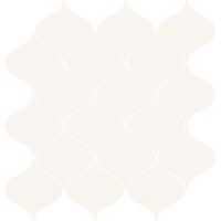 Opoczno Ocean Romance White Mosaic Satin mozaika ścienna 28,1x29,3 cm biały połysk
