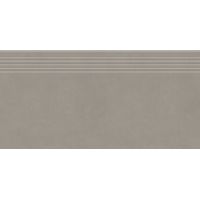 Opoczno Optimum Grey Steptread stopnica podłogowa 29,8x59,8 cm szary mat