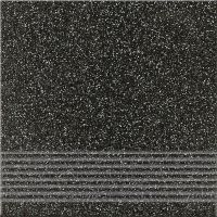Opoczno Milton graphite steptread stopnica podłogowa 29,7x29,7 cm STR grafitowy mat