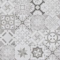 Cersanit Concrete Style inserto patchwork płytka podłogowa 42x42 szary mat