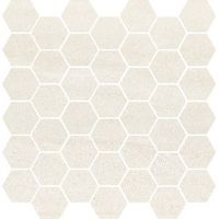 Cersanit Bantu cream heksagon small mosaic glossy mozaika ścienna 29x29,7 cm kremowy połysk