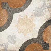 Mariner 900 Cementine 1 dekor ścienno-podłogowy 20x20 cm mix brązowy