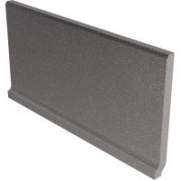 Paradyż Bazo cokół podłogowy 10x19,8 cm wywinięty sól-pieprz czarny mat