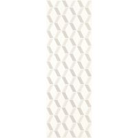 Paradyż Amelia dekor ścienny 25x75 cm inserto biały/szary