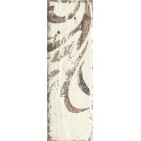 Paradyż Rondoni dekor ścienny 9,8x29,8 cm inserto STR B biały/brązowy