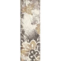 Paradyż Rondoni dekor ścienny 9,8x29,8 cm inserto motyw D STR biały/brązowy