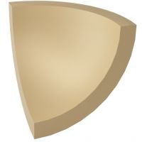 Paradyż Gamma kształtka 3x3 cm D beżowy mat