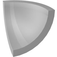 Paradyż Gamma kształtka 3x3 cm D szara