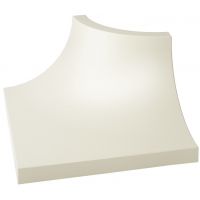 Paradyż Gamma/Gammo kształtka 4x3 cm biała