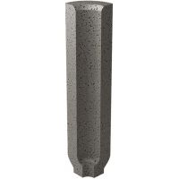 Paradyż Bazo profil 3x10 cm wewnętrzny sól-pieprz szary mat