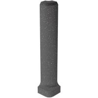 Paradyż Bazo profil 3x10 cm zewnętrzny sól-pieprz czarny mat