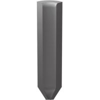 Paradyż Bazo profil 3x10 cm wewnętrzny ostry monokolor czarny mat