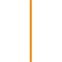 Paradyż listwa ścienna 2,3x60 cm uniwersalna szklana giallo pomarańczowy