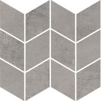Paradyż Space mozaika ścienno-podłogowa 20,5x23,8 cm cięta grafitowy mat