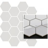 Paradyż mozaika ścienna 22x25,5 cm uniwersalna prasowana hexagon grys szara