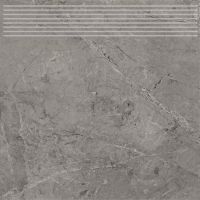 Paradyż Track stopnica 30x30 cm prosta grafitowy mat