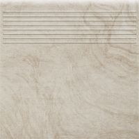 Paradyż Unite stopnica 30x30 cm prosta beżowy mat