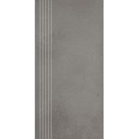 Paradyż Naturstone stopnica 29,8x59,8 cm prosta nacinana grafitowy mat