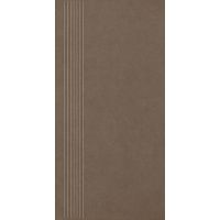 Paradyż Intero stopnica 29,8x59,8 cm prasowana brązowy mat