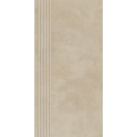 Paradyż Tecniq stopnica 29,8x59,8 cm prosta nacinana beżowy mat