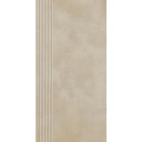 Paradyż Tecniq stopnica 29,8x59,8 cm prosta nacinana beżowy półpoler