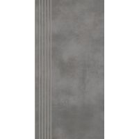 Paradyż Tecniq stopnica 29,8x59,8 cm prosta nacinana grafitowy półpoler