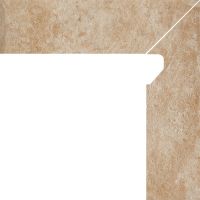 Paradyż Ilario cokół podłogowy 8,1x30 cm prawy dwuelementowy STR beżowy mat