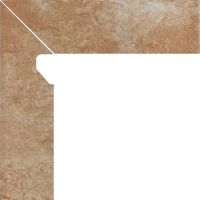 Paradyż Ilario cokół podłogowy 8,1x30 cm lewy dwuelementowy STR ochra mat