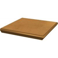 Paradyż Aquarius stopnica 33x33 cm narożna kapinos STR brązowy mat