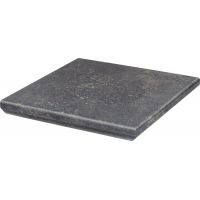 Paradyż Viano stopnica 33x33 cm STR narożna kapinos antracytowy mat