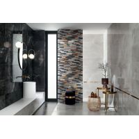 Tubądzin Brainstorm black płytka ścienna 89,8x32,8 cm 