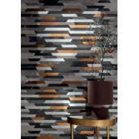 Tubądzin Brainstorm black płytka ścienna 89,8x32,8 cm 