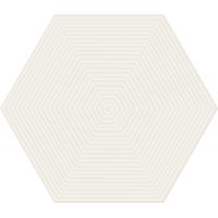 Tubądzin Cielo e Terra dekor ścienny 22,1x19,2 cm biała