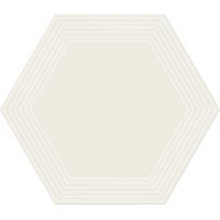 Tubądzin Cielo e Terra dekor ścienny 22,1x19,2 cm biała