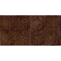 Tubądzin Tinta brown dekor ścienny 14,8x14,8 cm