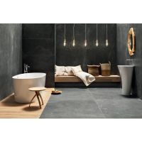 Tubądzin Grand Cave płytka podłogowa graphite STR 79,8x79,8 cm