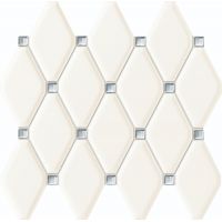 Tubądzin Abisso white mozaika ścienna 29,8x27 cm