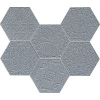 Tubądzin Lace graphite mozaika ścienna 28,9x22,1 cm