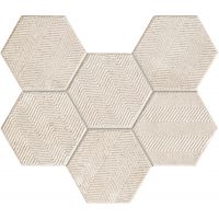 Tubądzin Sfumato hex mozaika ścienna 28,9x22,1 cm