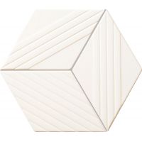 Tubądzin Colour white mozaika ścienna 19,8x22,6 cm 